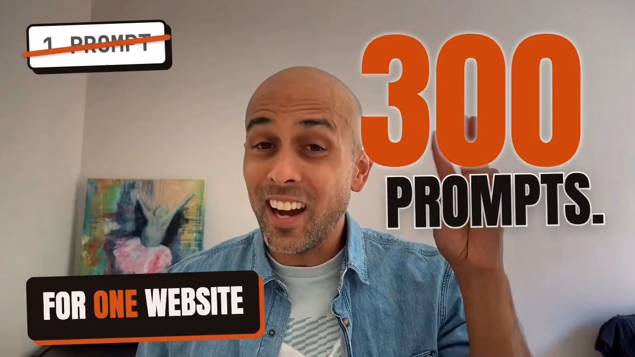 One prompt gets you a website. Mine took 300.