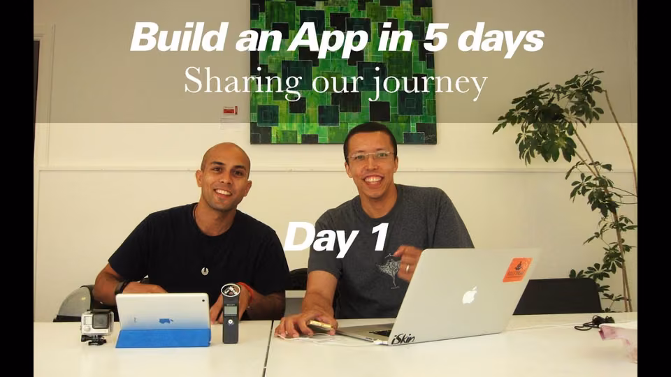 Story and series videos: watch the Build an App in 5 Days series on YouTube